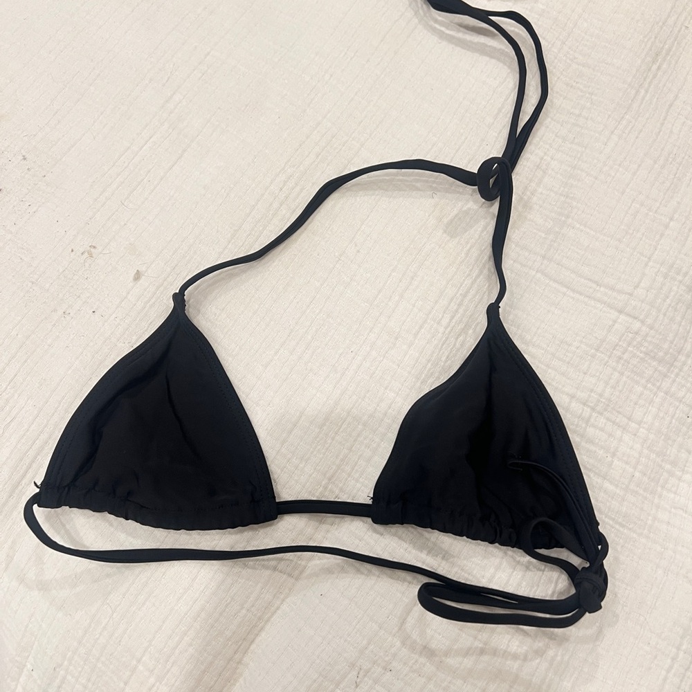 Black Triangle Bikini Top